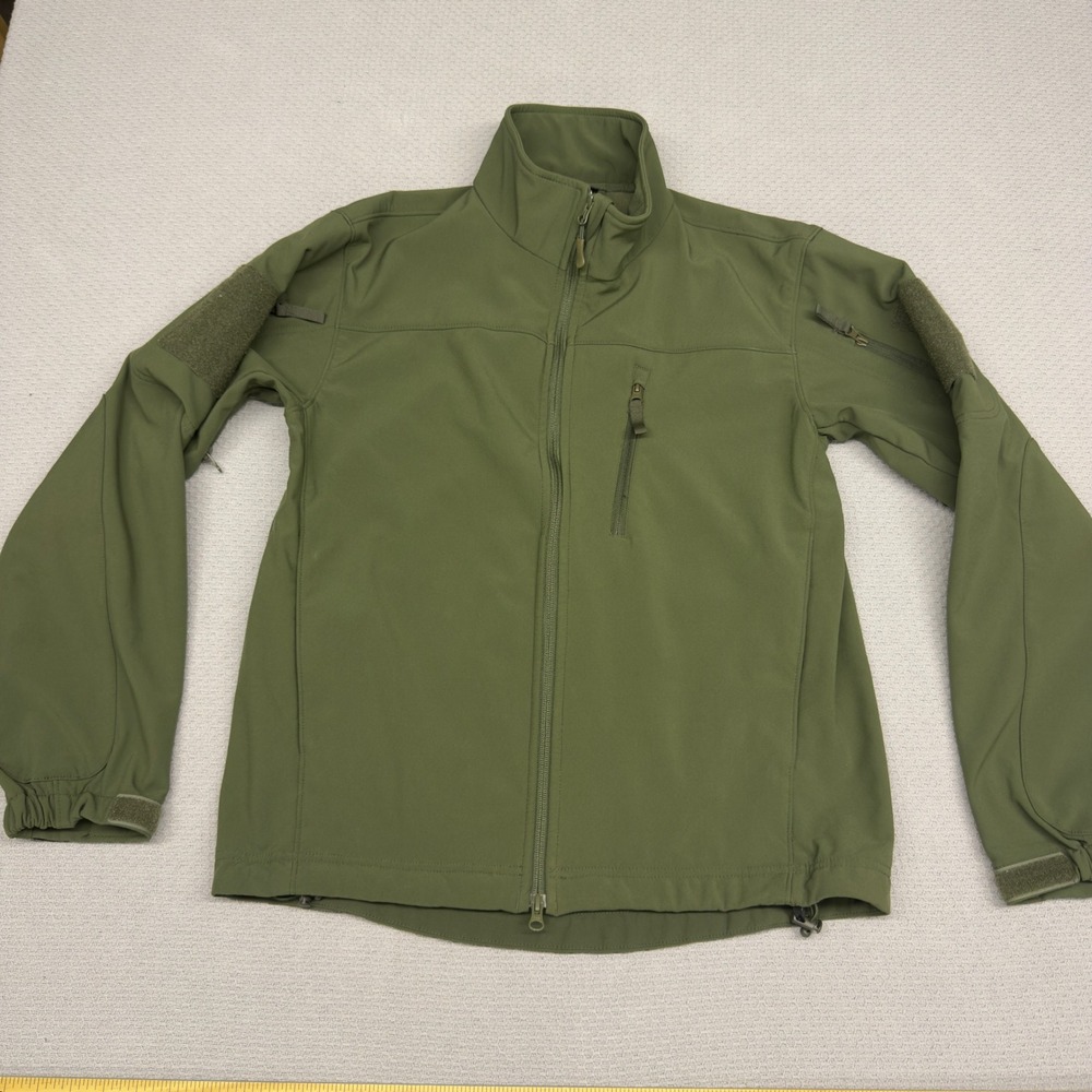 Condor Phantom Soft Shell Jacket Mens Medium Olive Green Tactical Fleece Casual